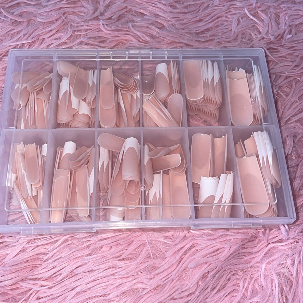 Matte French Press On Nails